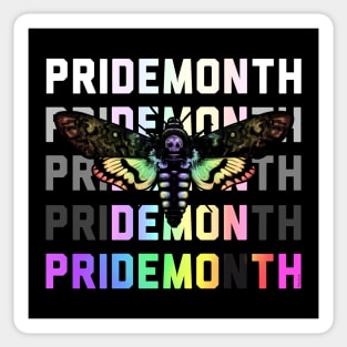 Pride Moth Rainbow Sticker